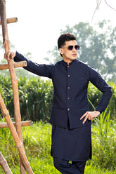 Boski Navy Blue Waistcoat