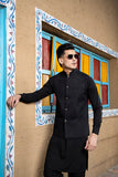 Black Kurta Trouser with Waistcoat
