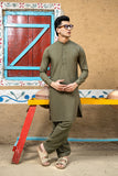 Army Green Kurta Shalwar
