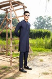 Boski Navy Blue Kurta Trouser