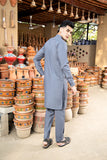 Grey Kurta Trouser