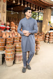 Grey Kurta Trouser