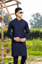 Navy Blue Kurta Trouser