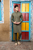 Army Green Kurta Trouser