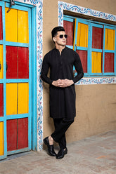 Boski Black Kurta Trouser