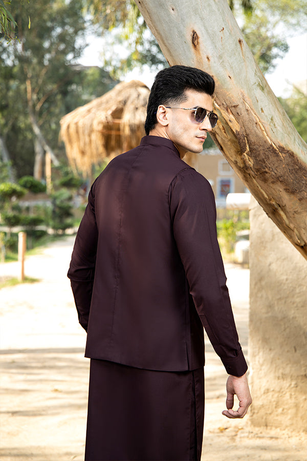 Plum Waistcoat