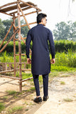 Boski Navy Blue Kurta Trouser