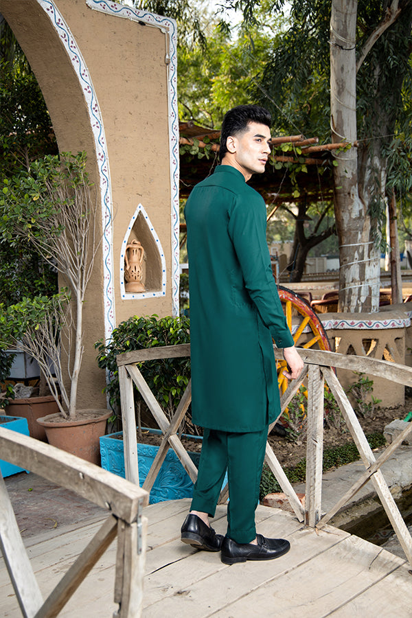 Teal Kurta Trouser