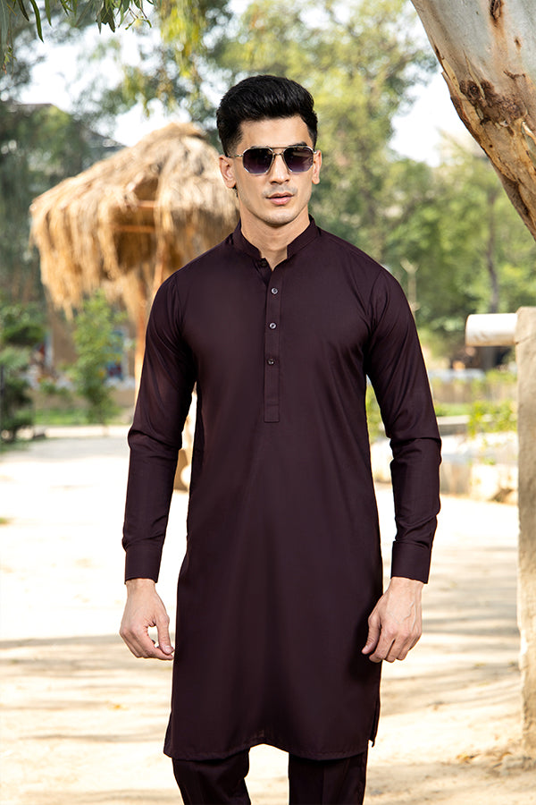 Plum Kurta Trouser
