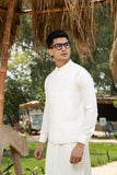 Boski Off White Kurta Trouser with Waistcoat