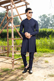 Boski Navy Blue Kurta Trouser