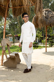 Boski Off White Kurta Trouser with Waistcoat