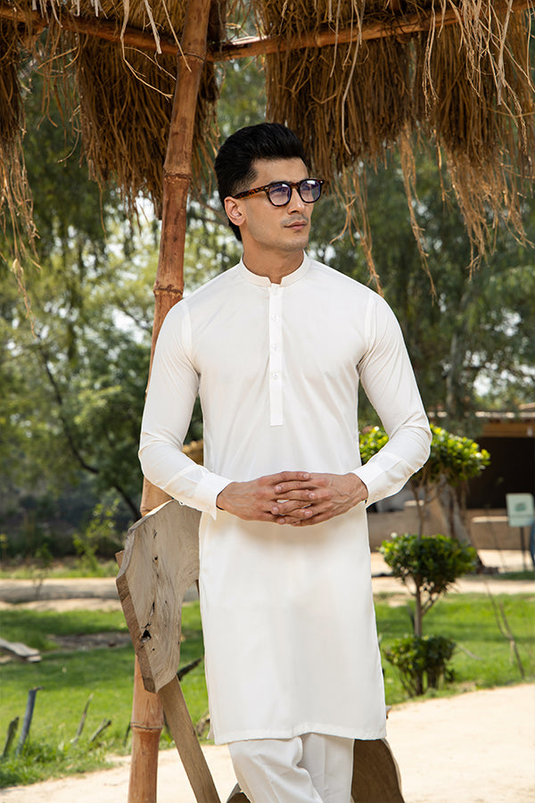 Boski Off WHite Kurta Trouser